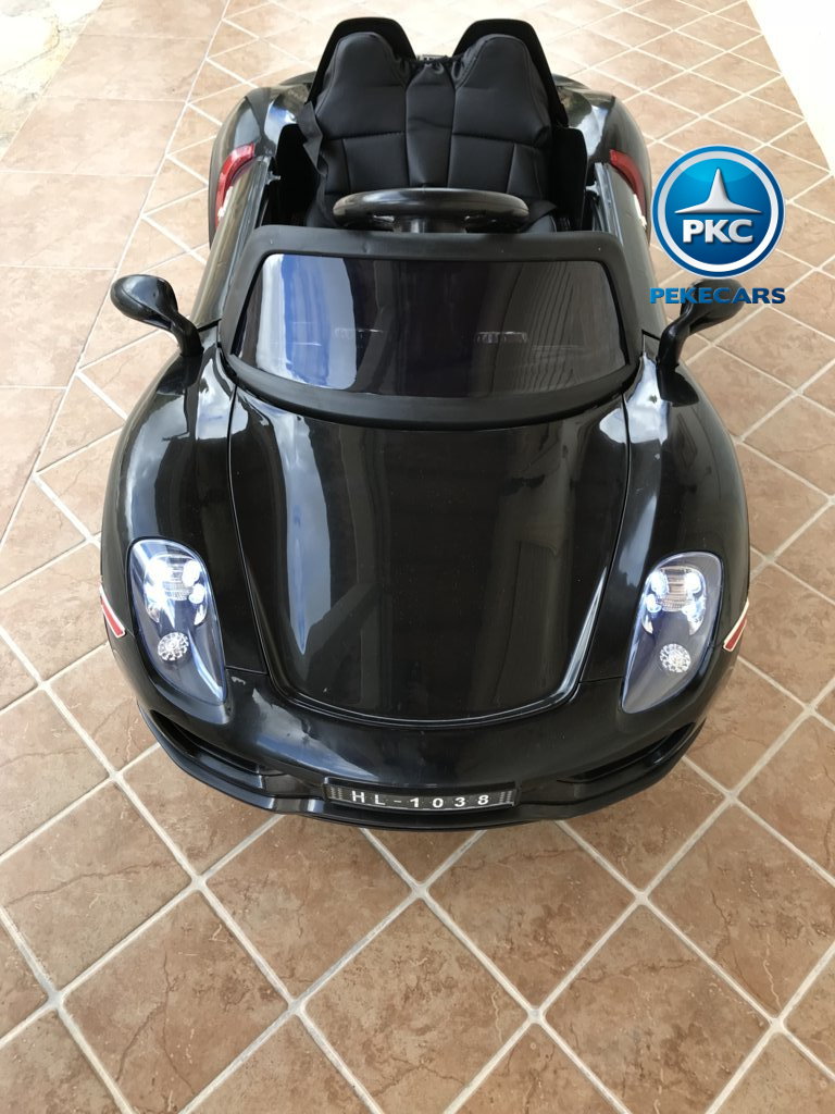 Coche electrico infantil Porsche style negro