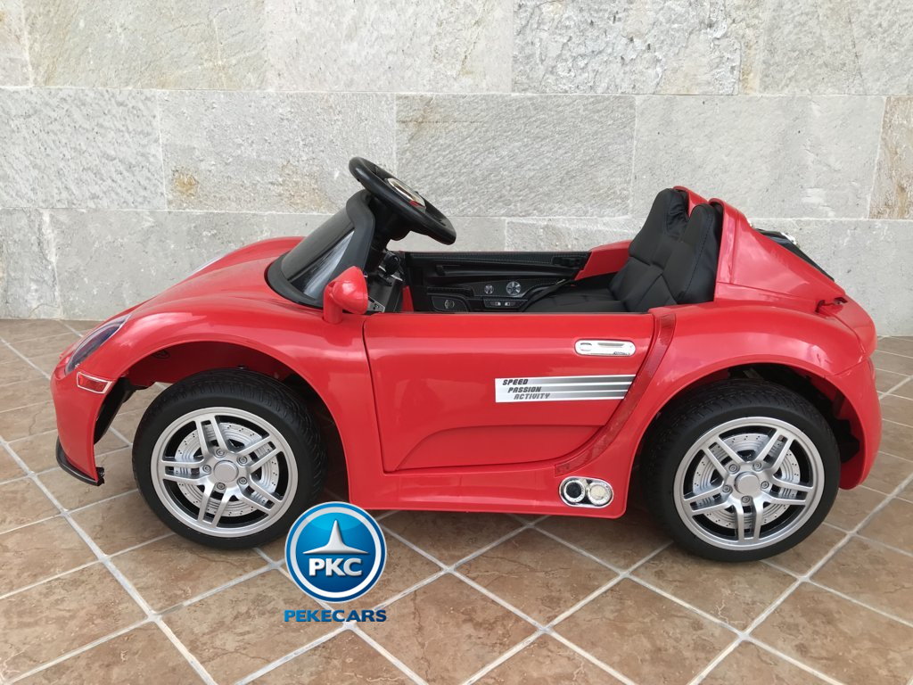 Coche electrico para niños Porsche style rojo