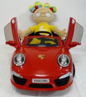 Coche electrico para niños Porsche style rojo