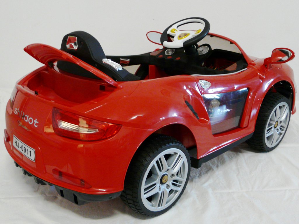 Coche electrico para niños Porsche style rojo