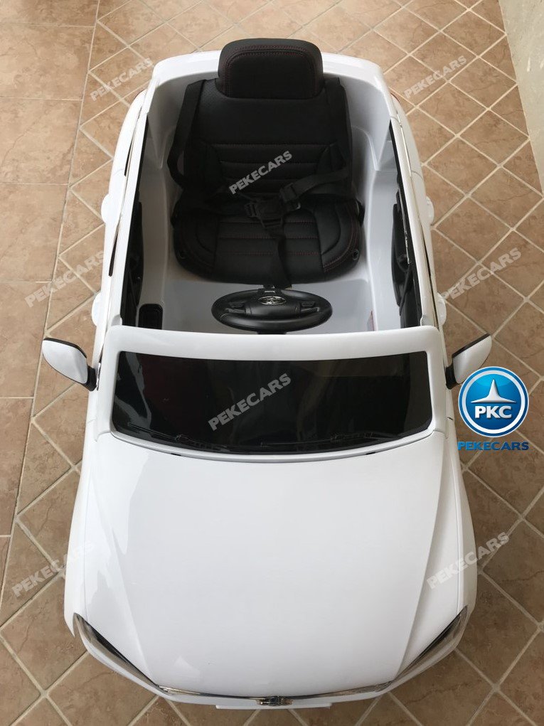 Coche electrico para niños Volkswagen Touareg Blanco capo