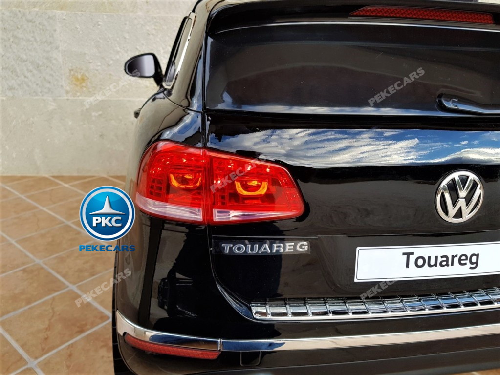 Coche electrico para niños Volkswagen Touareg Negro luces traseras