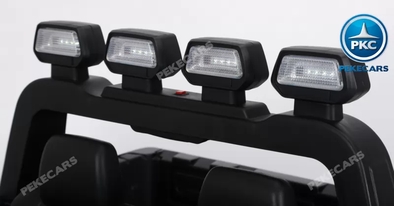 Coche electrico para niños Toyota Tundra Negro barra antivuelcos