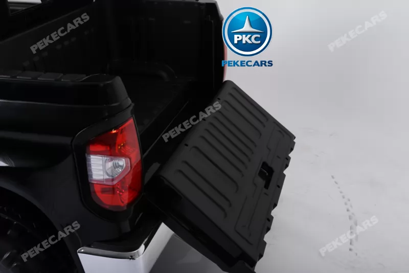 Coche electrico para niños Toyota Tundra Negro maletero