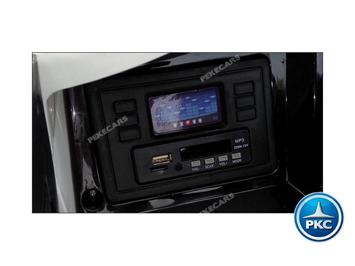 Tren infantil pekecars 12v 2.4G Blanco dashboard