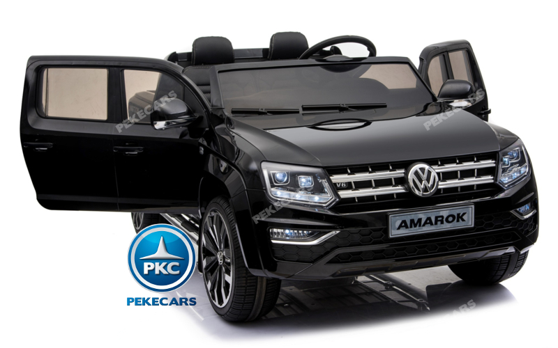 Coche electrico para niños Volkswagen Amarok Negro vista principal