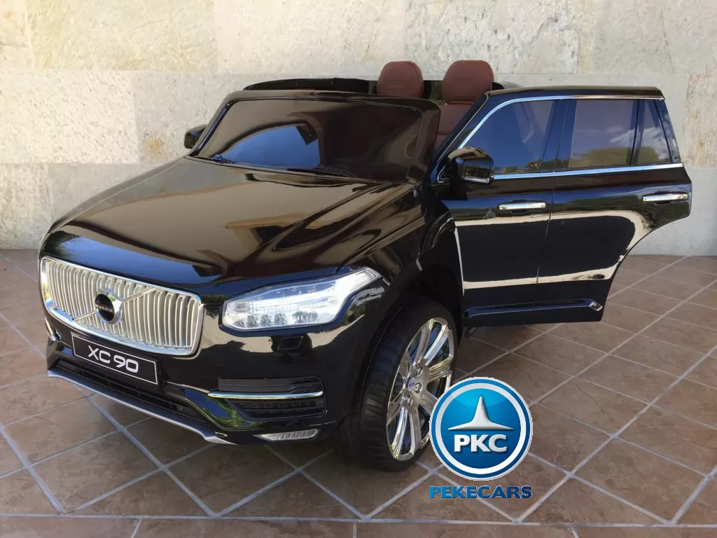 Coche electrico para niños Volvo XC90 Negro Metalizado vista principal