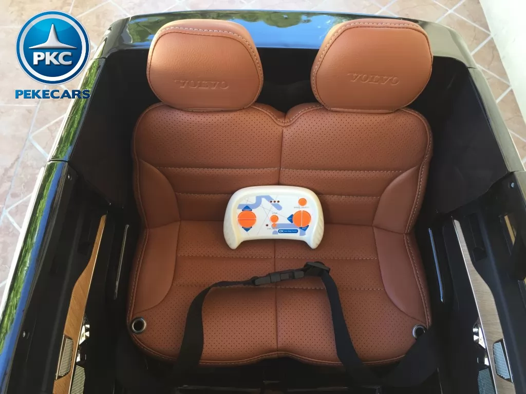 Coche electrico para niños Volvo XC90 Negro Metalizado con mando radiocontrol