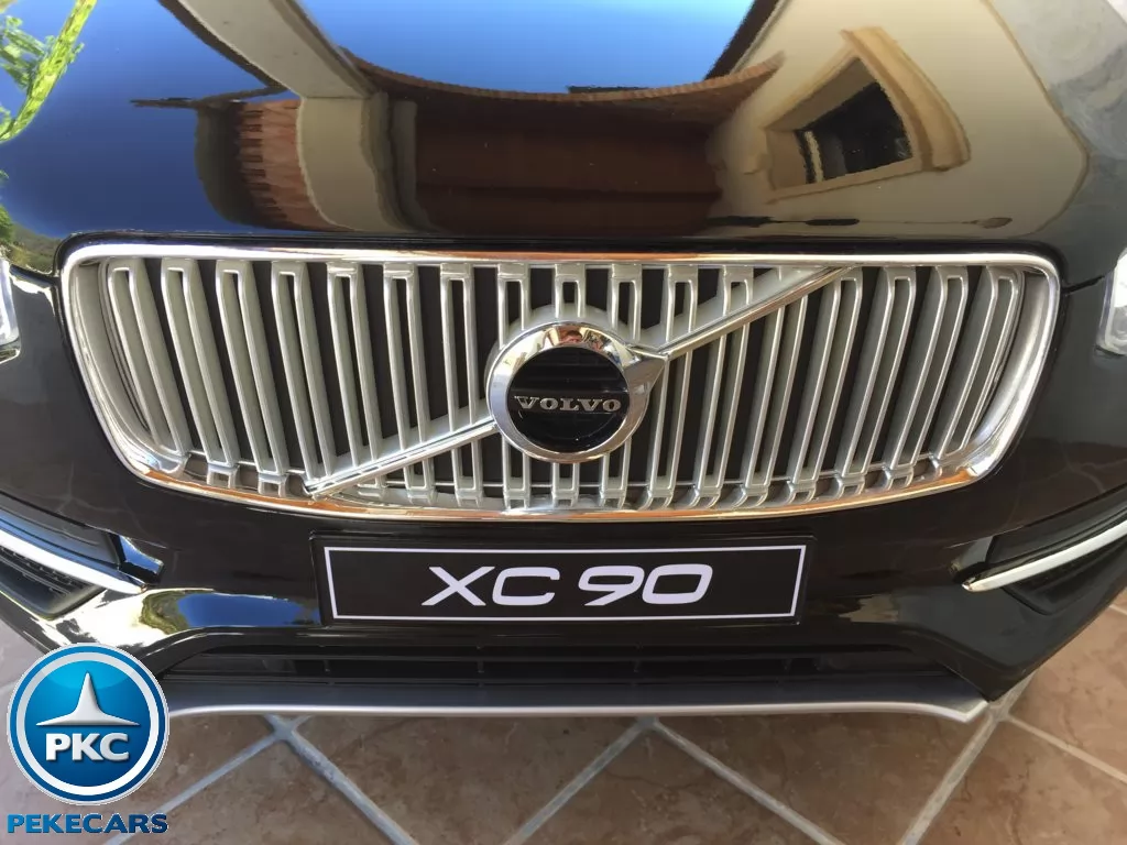 Coche electrico infantil Volvo XC90 Negro Metalizado parrilla delantera
