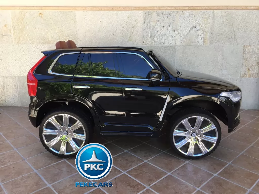 Coche electrico para niños Volvo XC90 Negro Metalizado