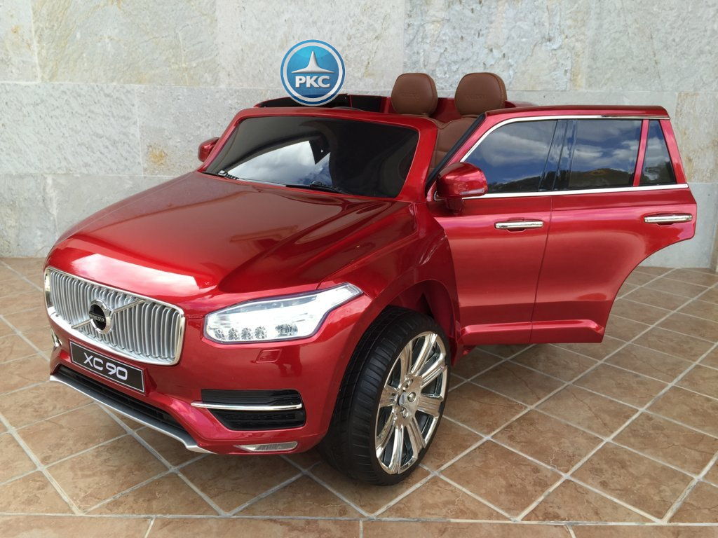 Coche electrico para niños Volvo XC90 Rojo Metalizado vista principal