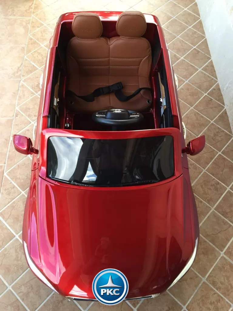 Coche electrico para niños Volvo XC90 Rojo Metalizado capo