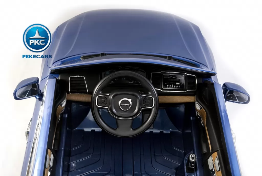 Coche electrico para niños Volvo XC90 Azul Metalizado