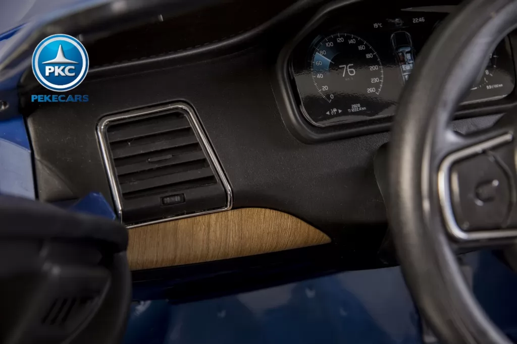 Coche electrico para niños Volvo XC90 Azul Metalizado