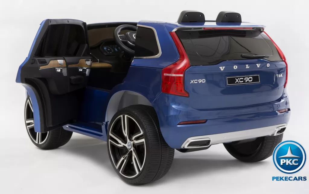 Coche electrico para niños Volvo XC90 Azul Metalizado