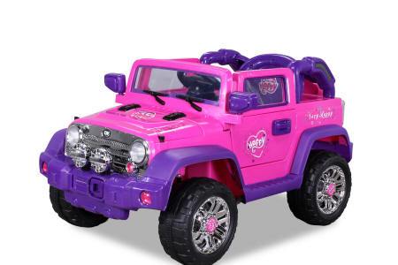 Coche electrico para niños Jeep Wrangler Style Rosa vista principal