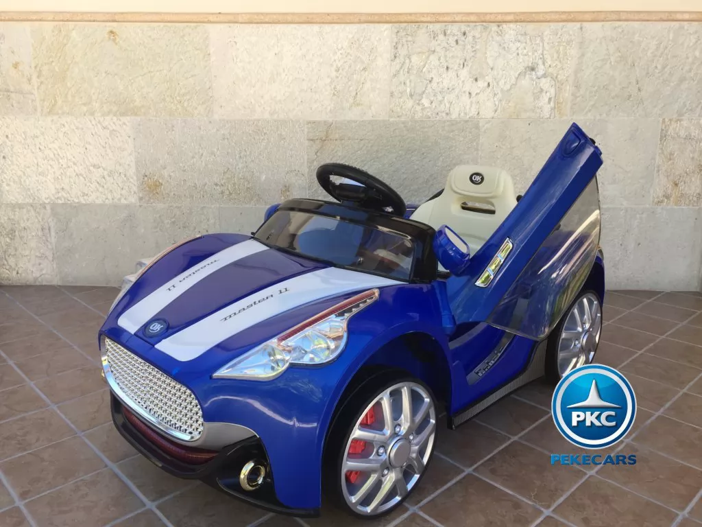 Coche electrico para niños GT Deportivo Azul vista principal