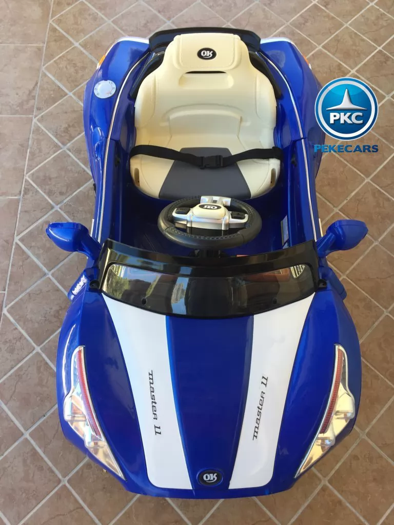 Coche electrico para niños GT Deportivo Azul capo