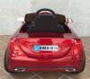 Mercedes roaster style rojo pintado visto desde atras