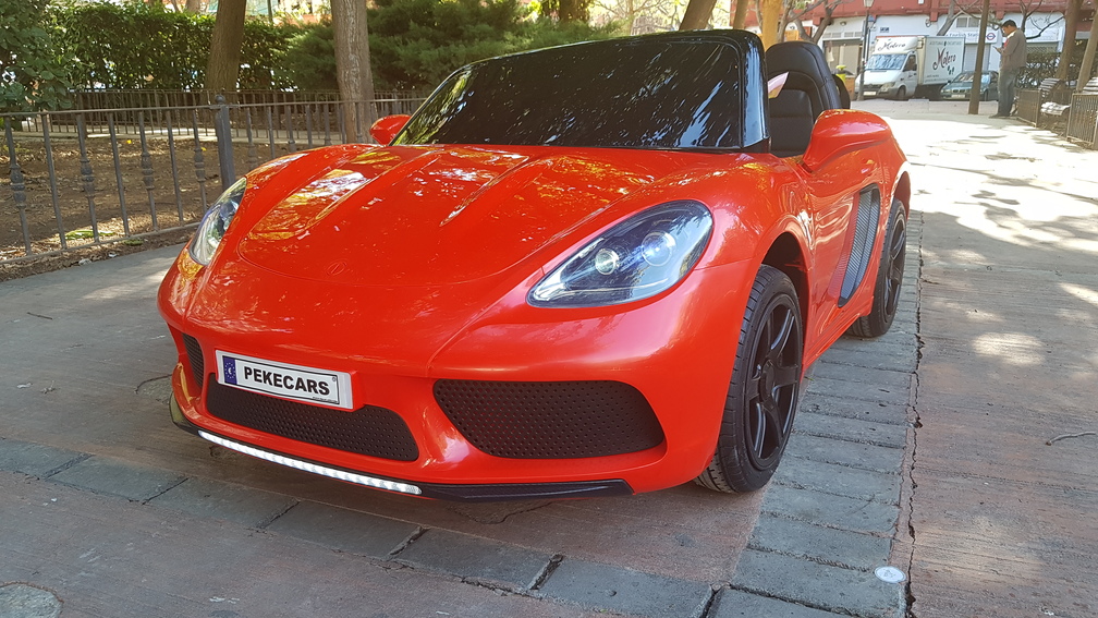 Deportivo Pekecars XL 24V Rojo - vista frontal