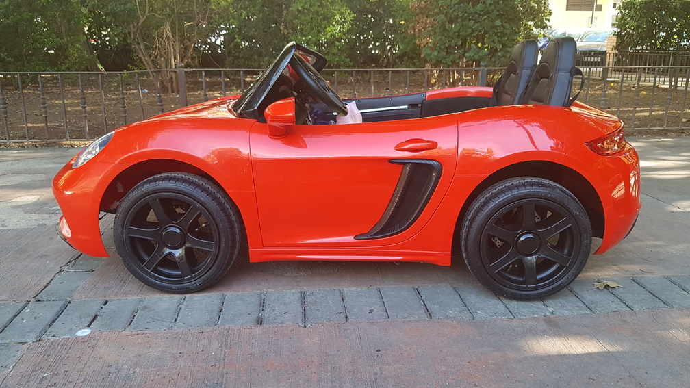 Deportivo Pekecars XL 24V Rojo - vista lateral 2