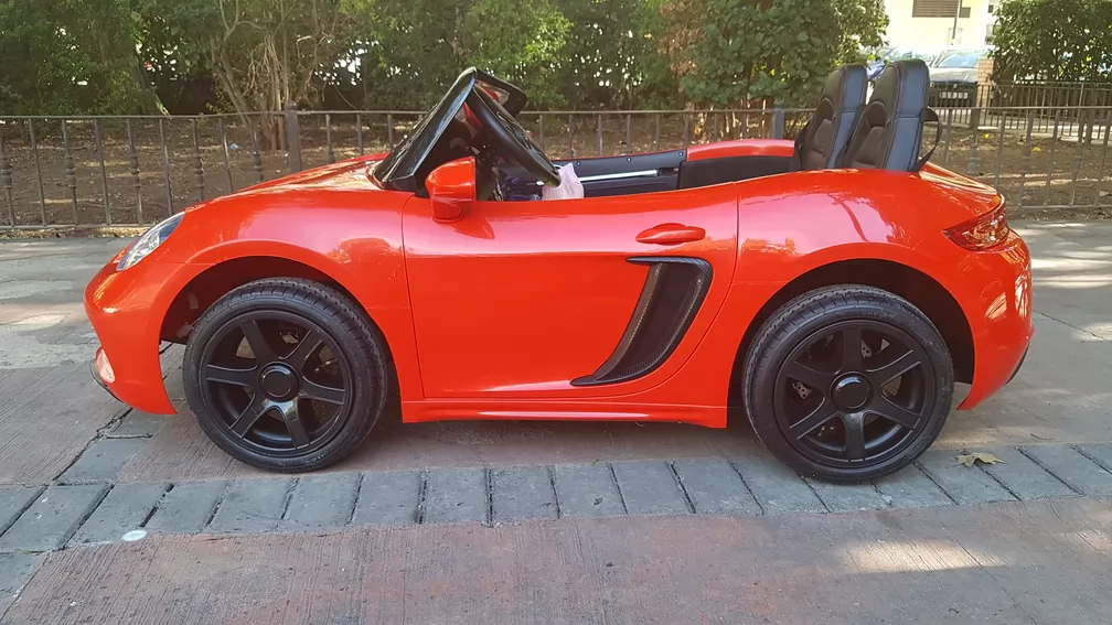 Deportivo Pekecars XL 24V Rojo - vista lateral 2