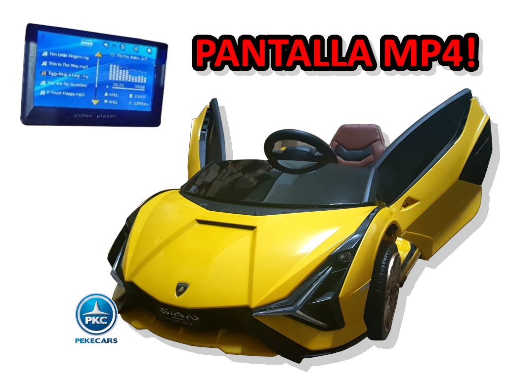 Lamborghini Sian 12V 2.4G Amarillo Principal
