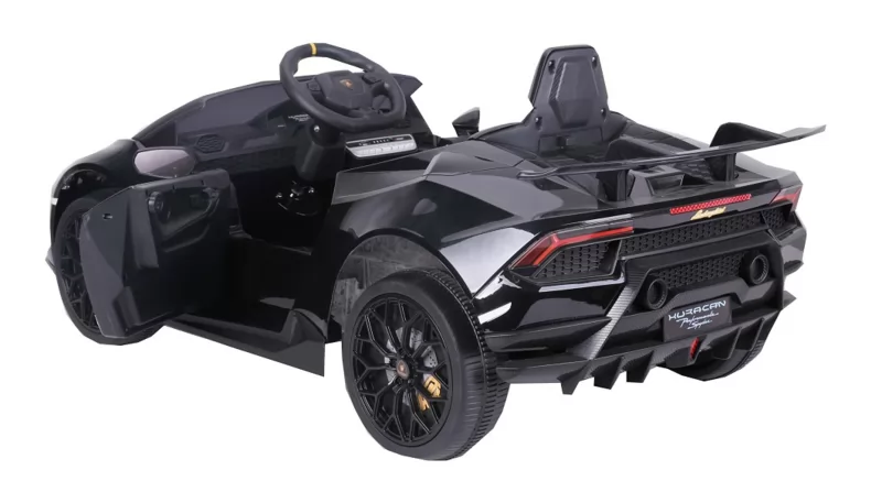 Lamborghini huracan negro 3/4 trasero
