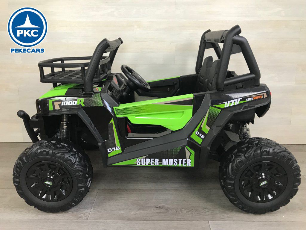 Todoterreno buggy super monster verde vista lateral 2