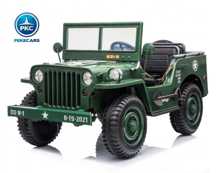 Willys Army jeep 1942 frontal en 3/4 izquierda