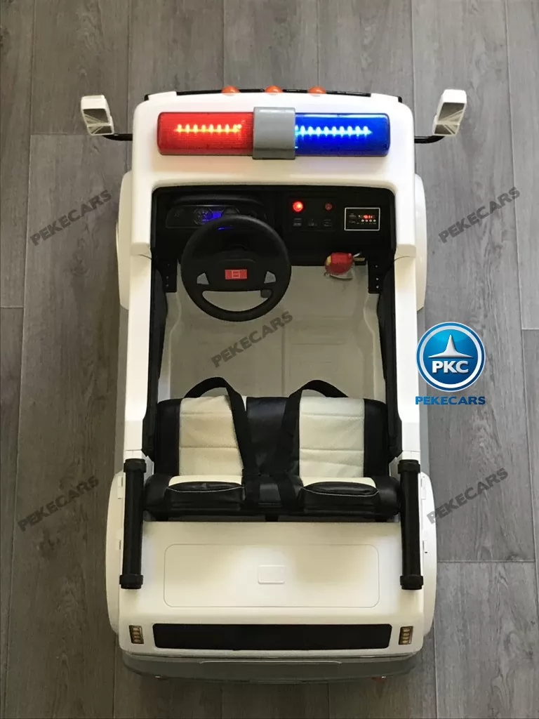 Ambulancia electrica para niños 2 plazas amplio espacio