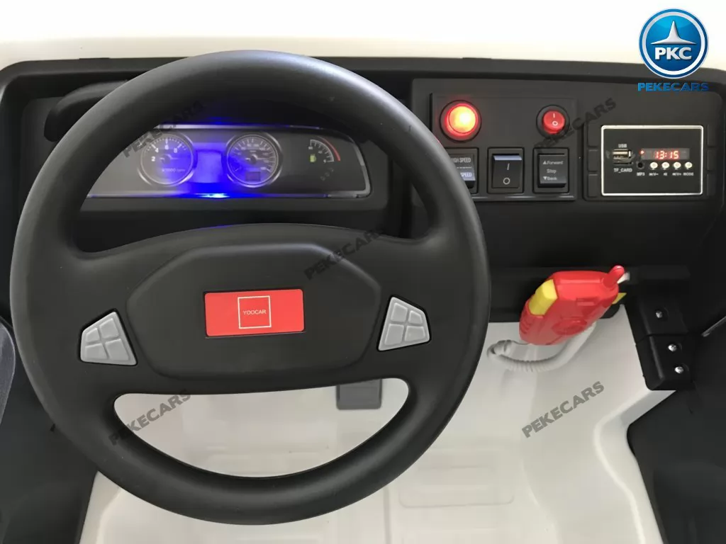 Ambulancia electrica infantil 2 plazas amplio interior