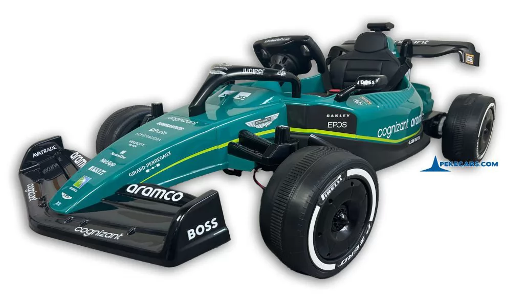 Coche de carreras Aston Martin F1 Cognizant 24V Verde
