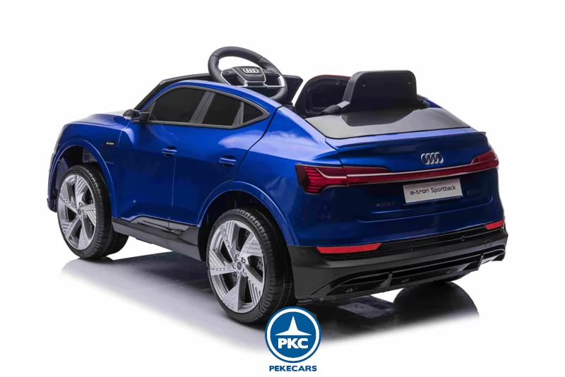 Audi E-TRON Quattro Sportback 12V 2.4G Azul Metalizado para niños