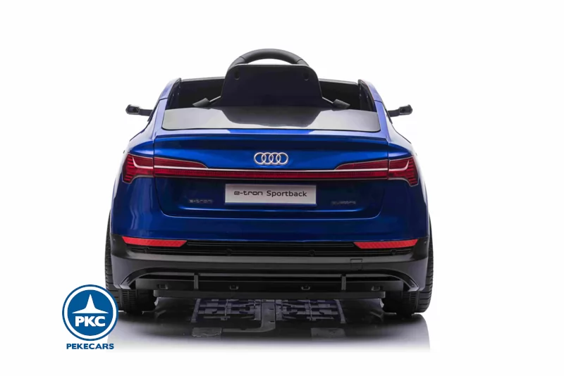 Audi E-TRON Quattro Sportback 12V 2.4G Azul Metalizado parte trasera