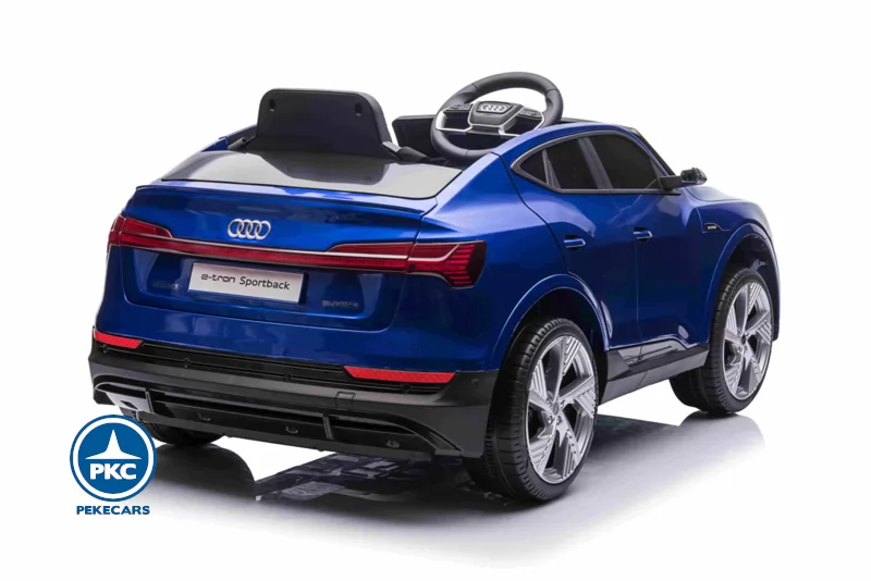 Audi E-TRON Quattro Sportback 12V 2.4G Azul Metalizado a batería