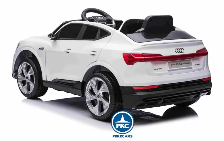 Audi E-TRON Quattro Sportback 12V 2.4G Blanco perspectiva