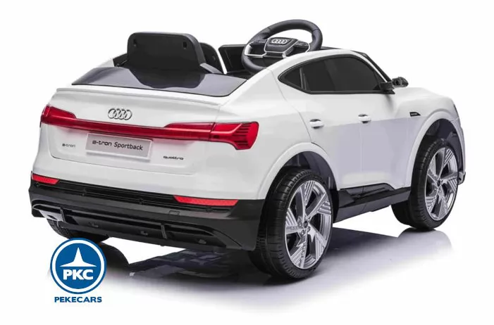 Audi E-TRON Quattro Sportback 12V 2.4G Blanco a batería