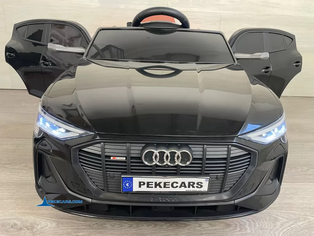 coches teledirigidos audi e tron quattro mp4 negro puertas abiertas