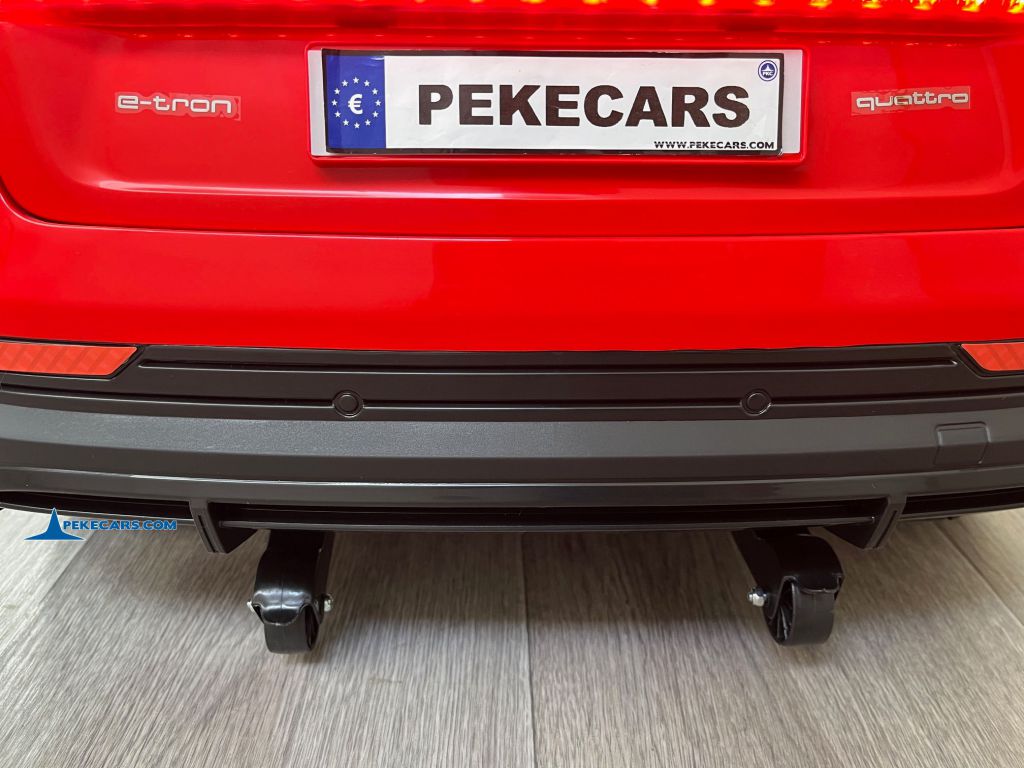 Audi E-TRON Quattro Sportback 12V 2.4G Rojo ruedines