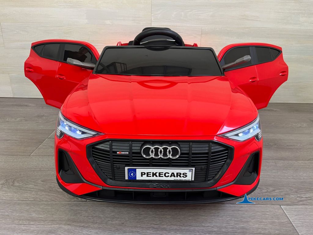 Audi E-TRON Quattro Sportback 12V 2.4G Rojo puertas abiertas