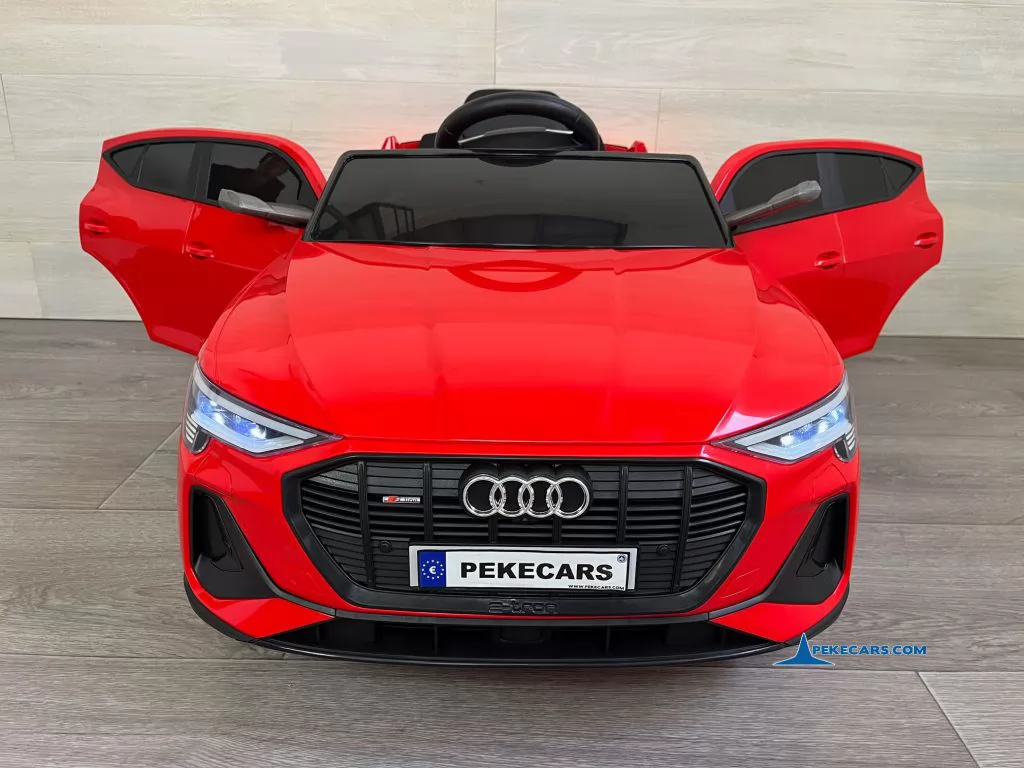 Audi E-TRON Quattro Sportback 12V 2.4G Rojo puertas abiertas