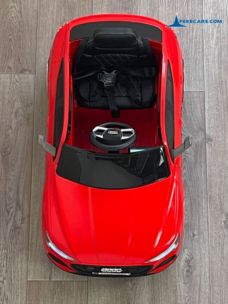 Audi E-TRON Quattro Sportback 12V 2.4G Rojo vista aérea