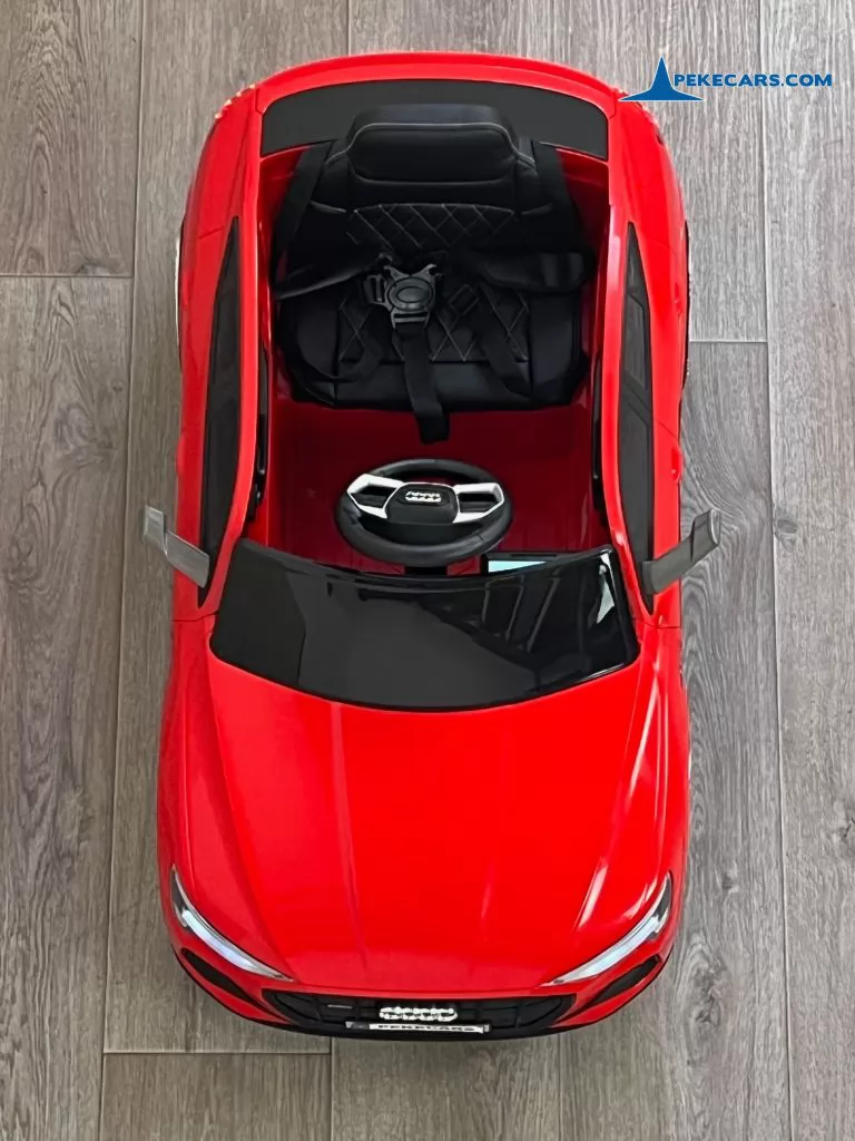 Audi E-TRON Quattro Sportback 12V 2.4G Rojo vista aérea