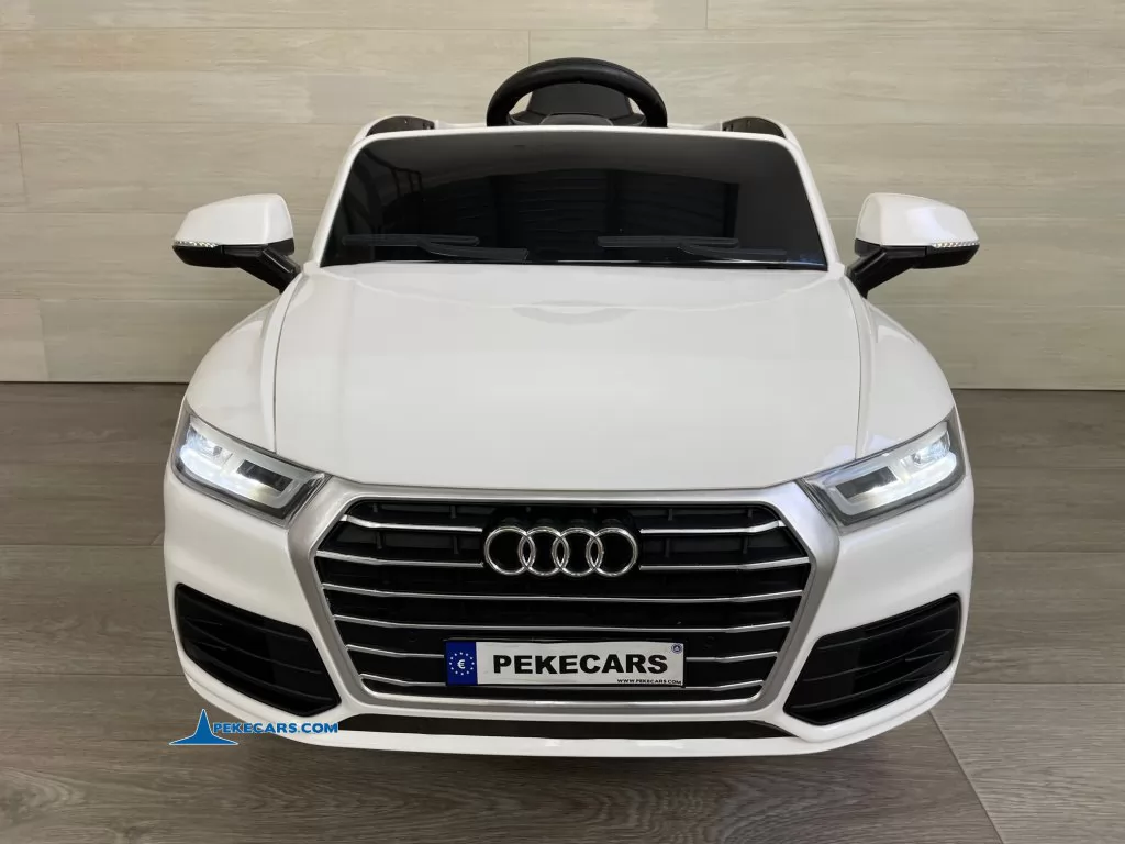 coches teledirigidos audi q5 12v blanco vista frontal