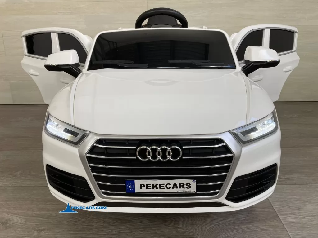 coches teledirigidos audi q5 12v blanco puertas abiertas