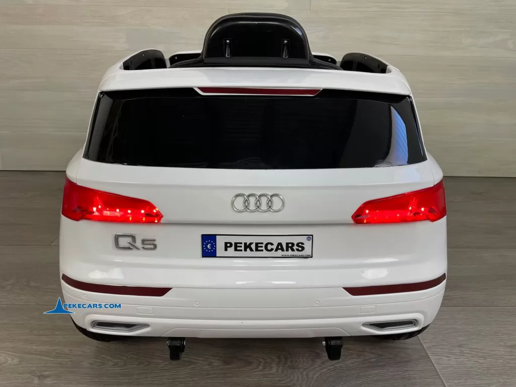coches teledirigidos audi q5 12v blanco parte trasera