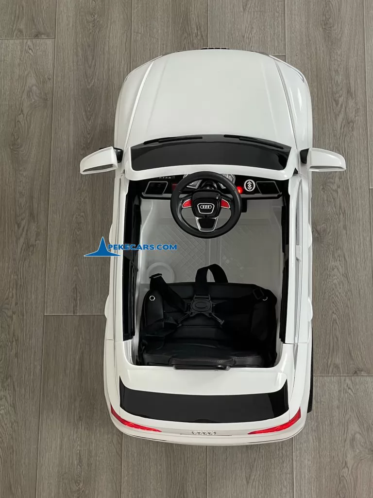 coches teledirigidos audi q5 12v blanco vista arriba