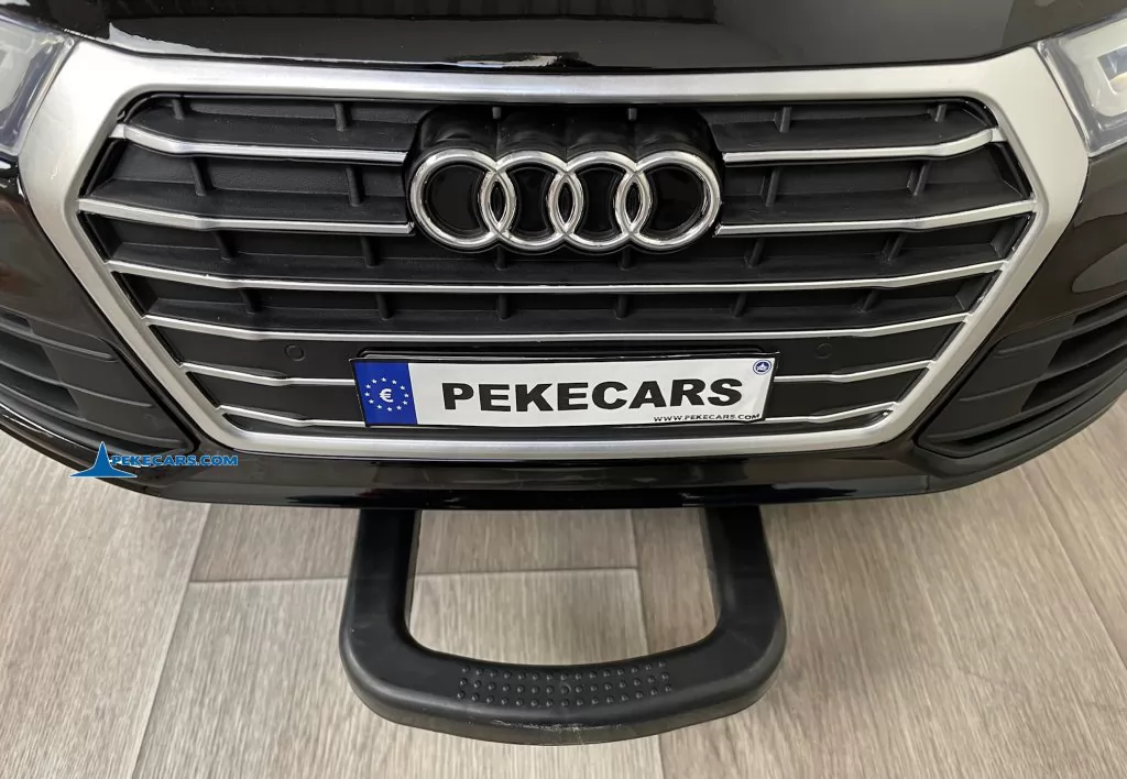 coches teledirigidos audi q5 12v negro metalizado asa frontal
