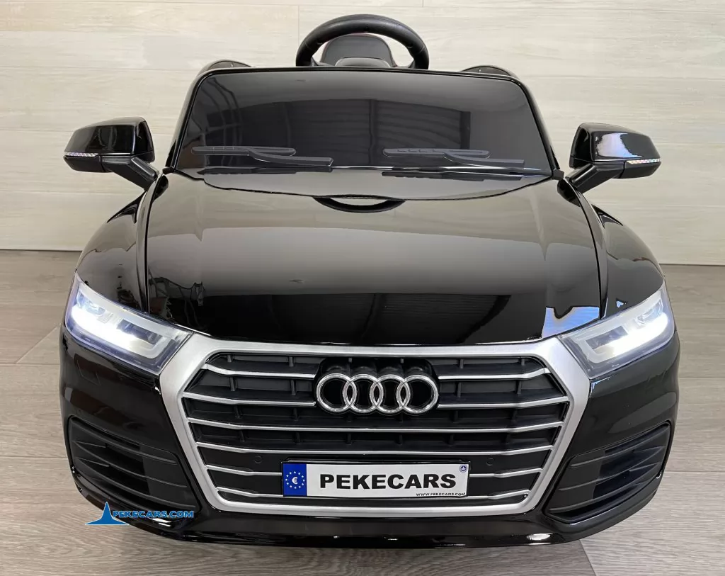 coches teledirigidos audi q5 12v negro metalizado vista frontal